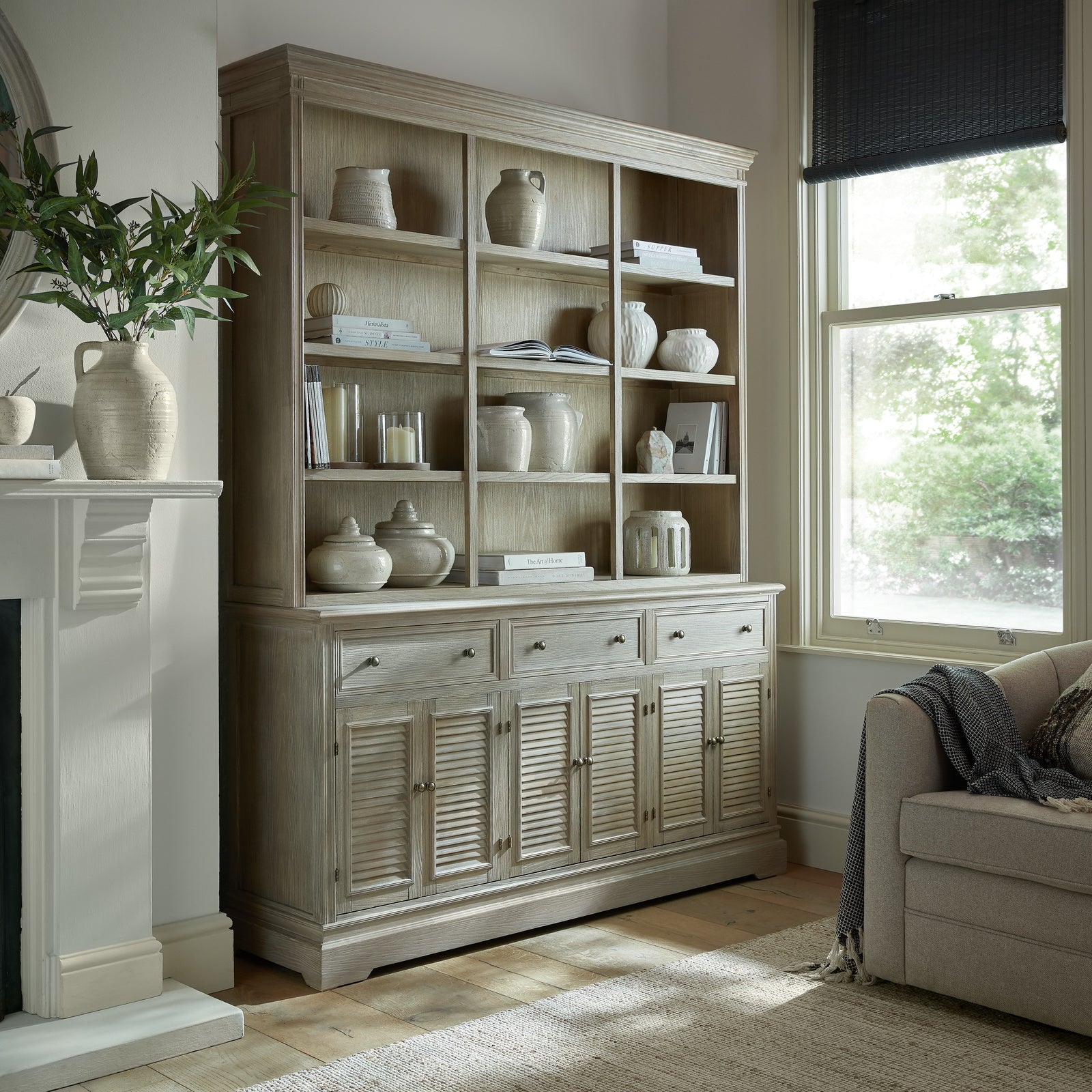 Delphine Collection 6 Door 3 Drawer Large Dresser Base [cid:24667-a]