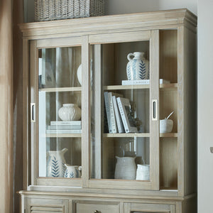 Delphine Collection Sliding Glass Dresser Top [cid:24658]