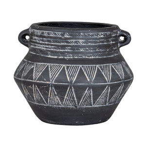 Etched Collection Pot With Handle [cid:24629-a]
