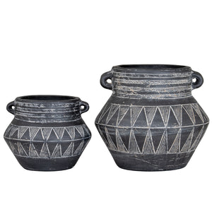 Etched Collection Pot With Handle [cid:24629-d]