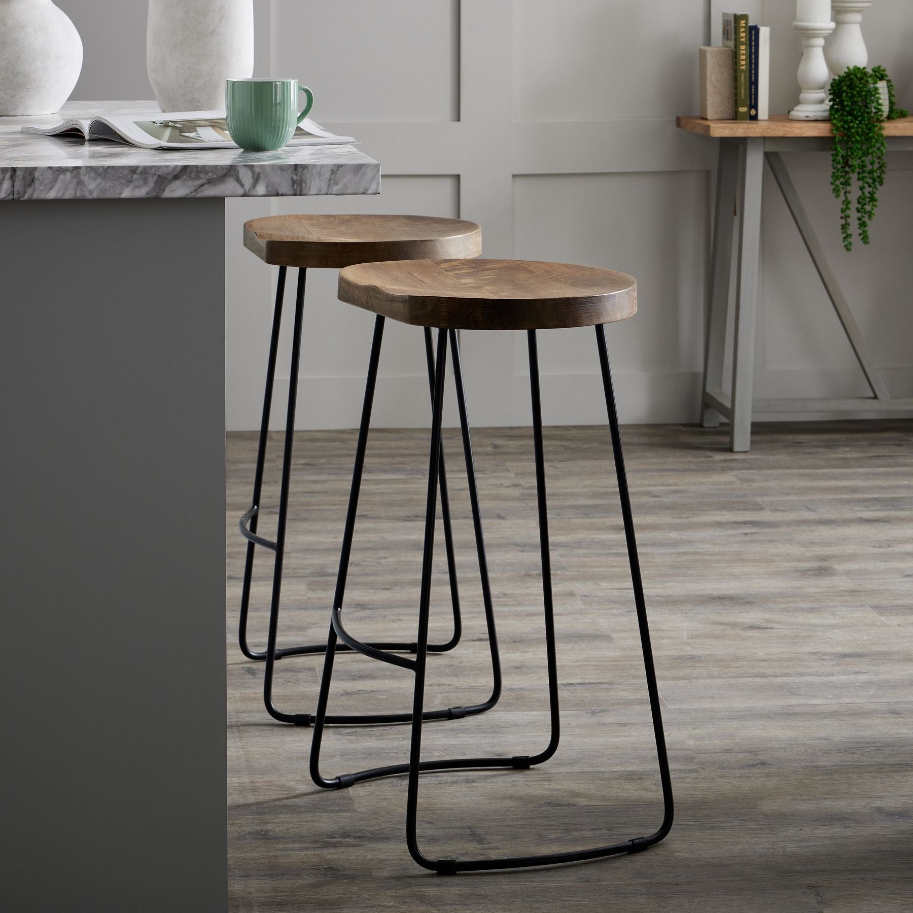Franklin Hardwood Shaped Bar Stool_314