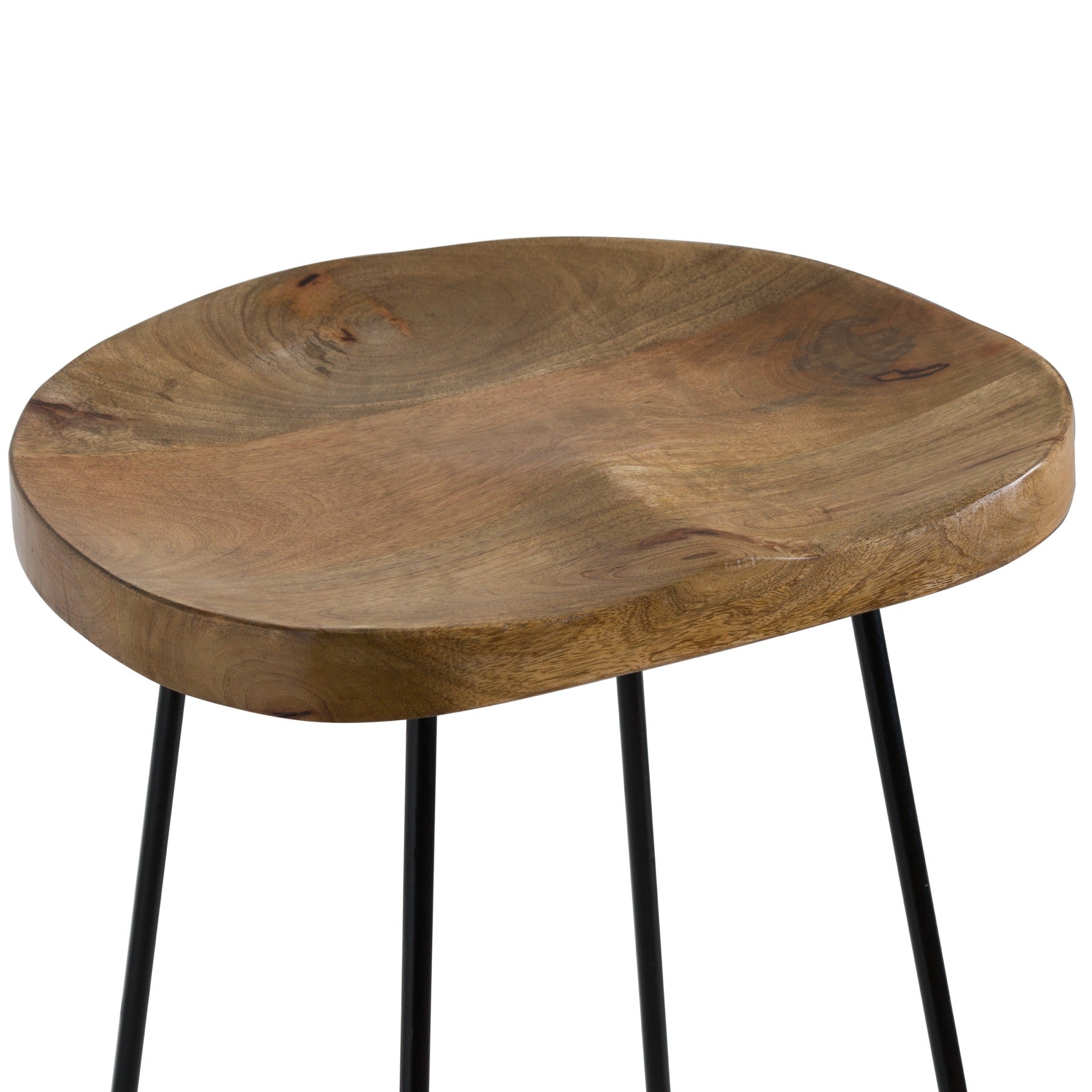 Franklin Hardwood Shaped Bar Stool_312