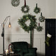 Frosted Eucalyptus Candle Wreath_2531