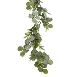 Frosted Pine And Eucalyptus Garland_4836