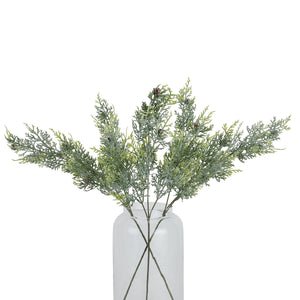 Frosted Pine Tall Stem With Pinecones_4857
