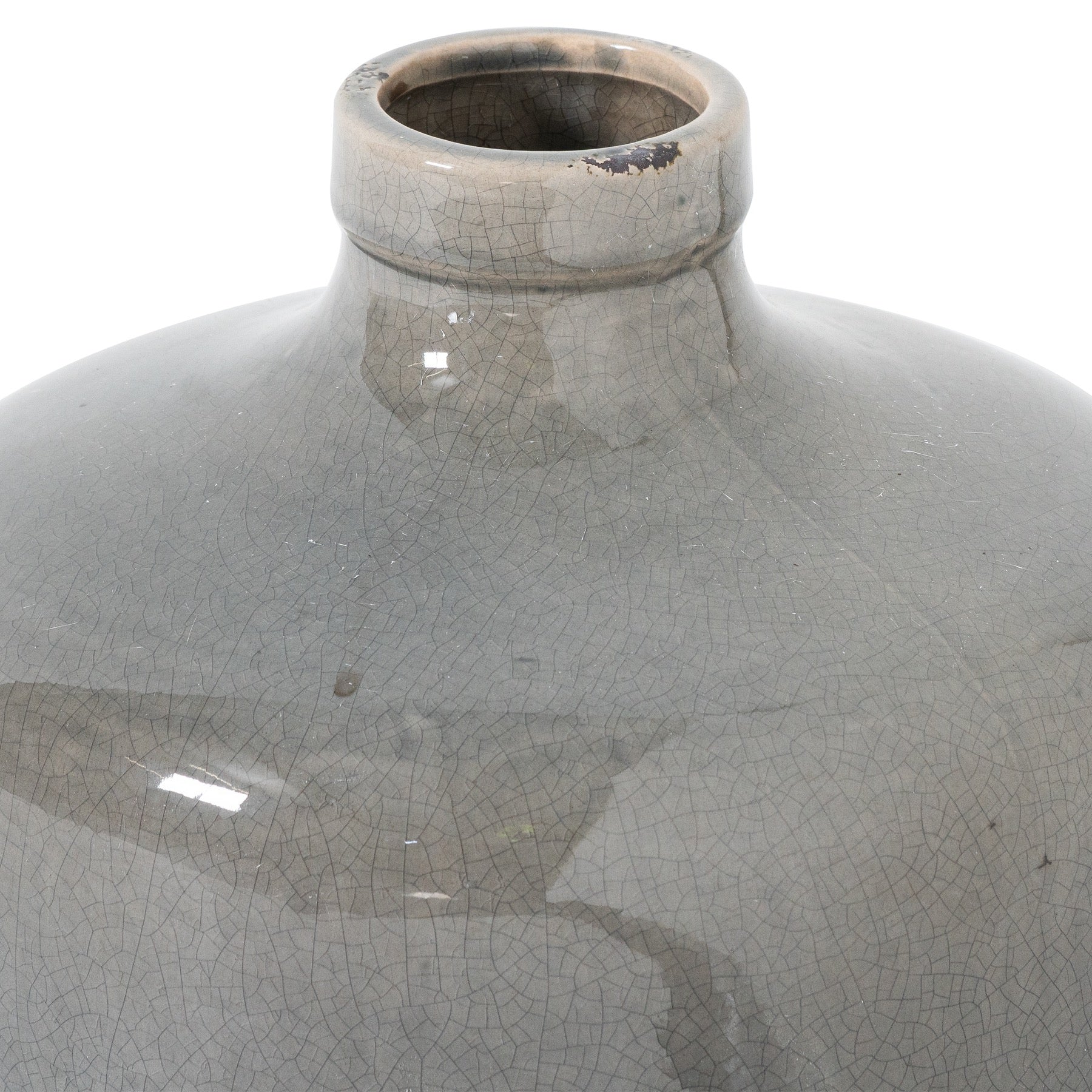 Garda Grey Glazed Chive Vase_1740