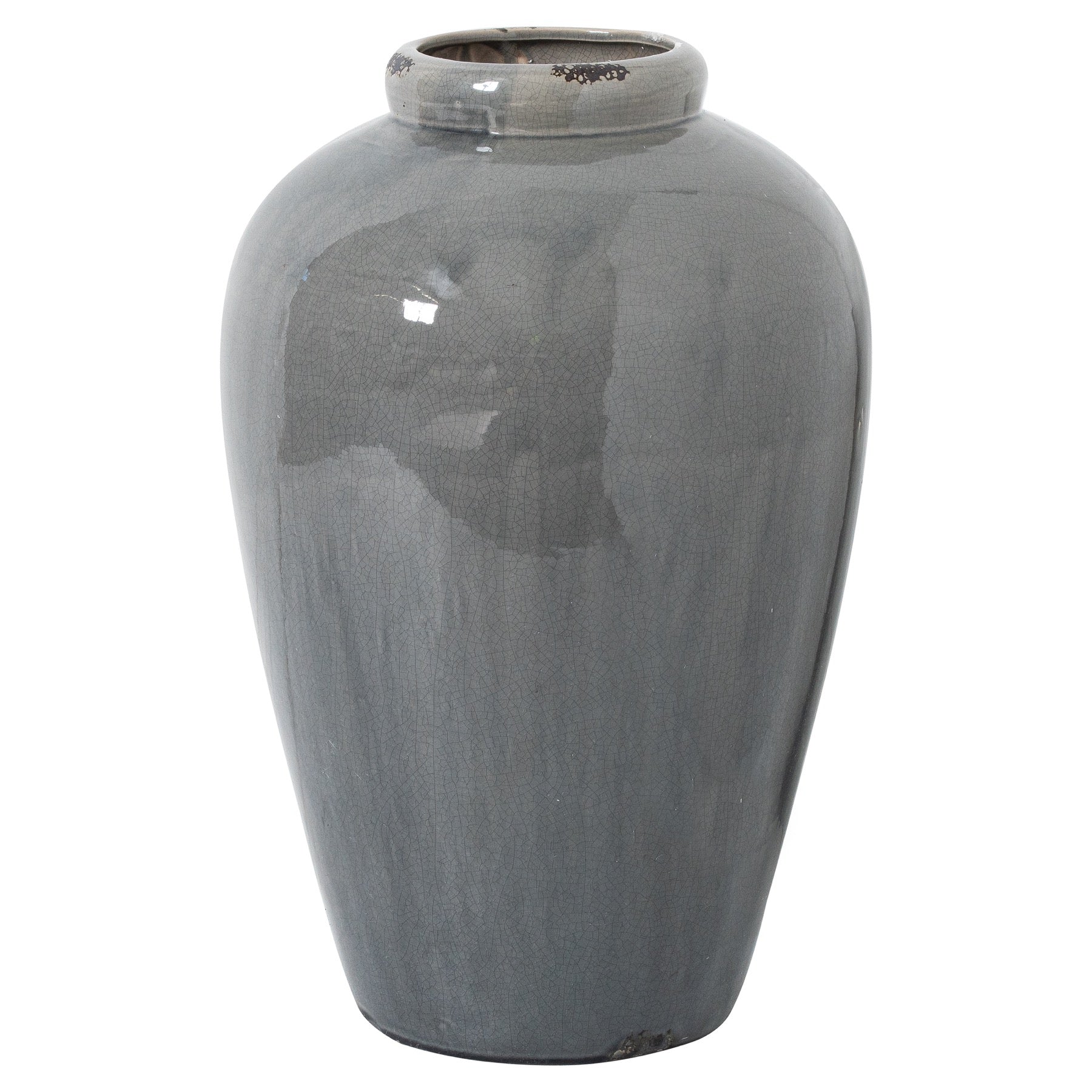 Garda Grey Glazed Tall Juniper Vase_1757