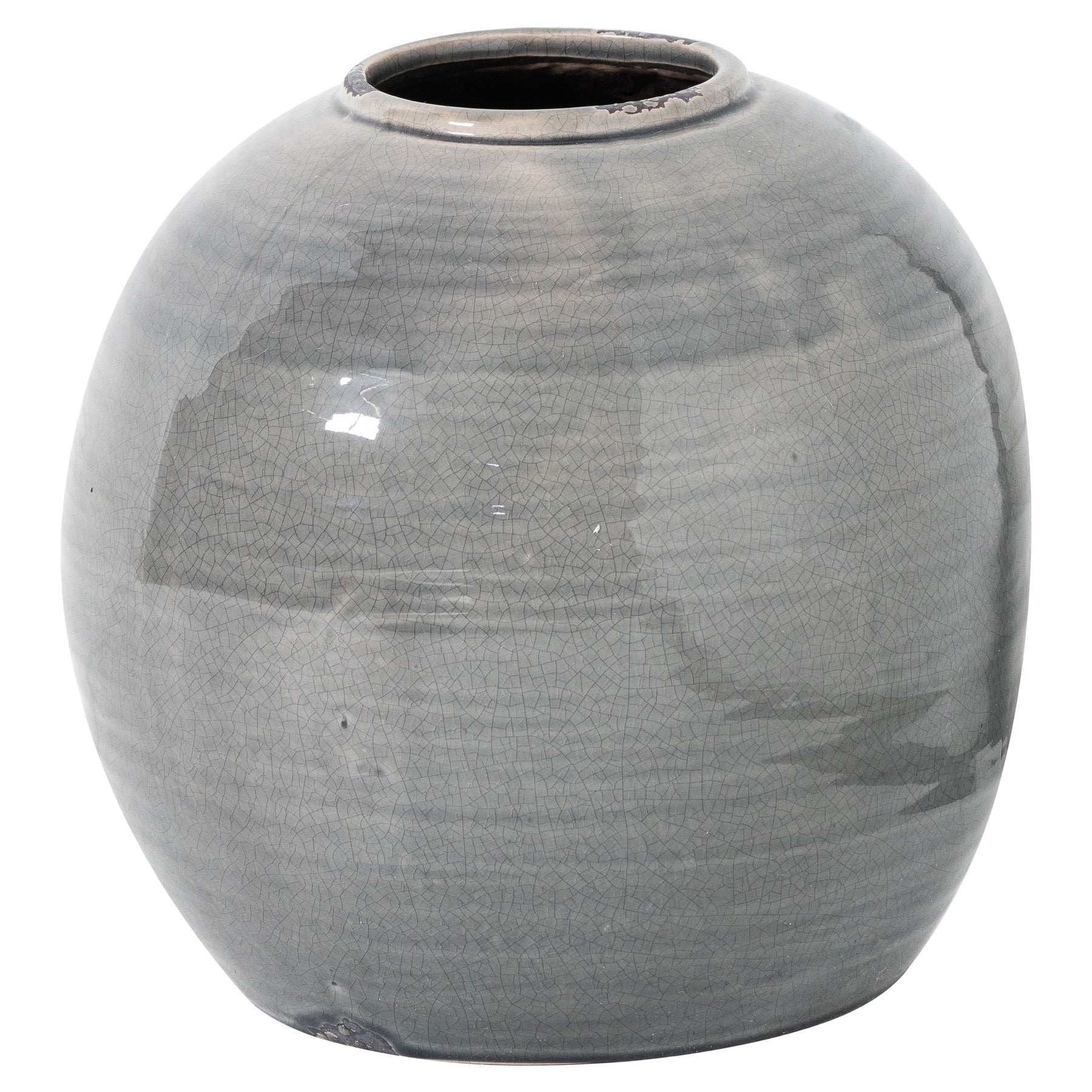 Garda Grey Glazed Tiber Vase_1759