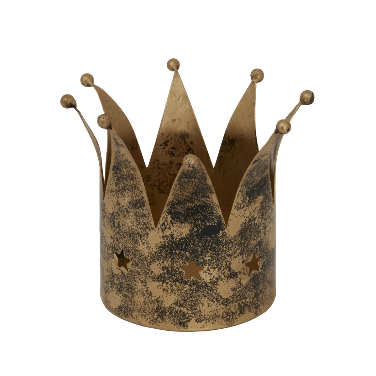 Antique Crown Candle Holder_1302