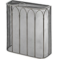 Gothic Antique Pewter Firescreen_4311
