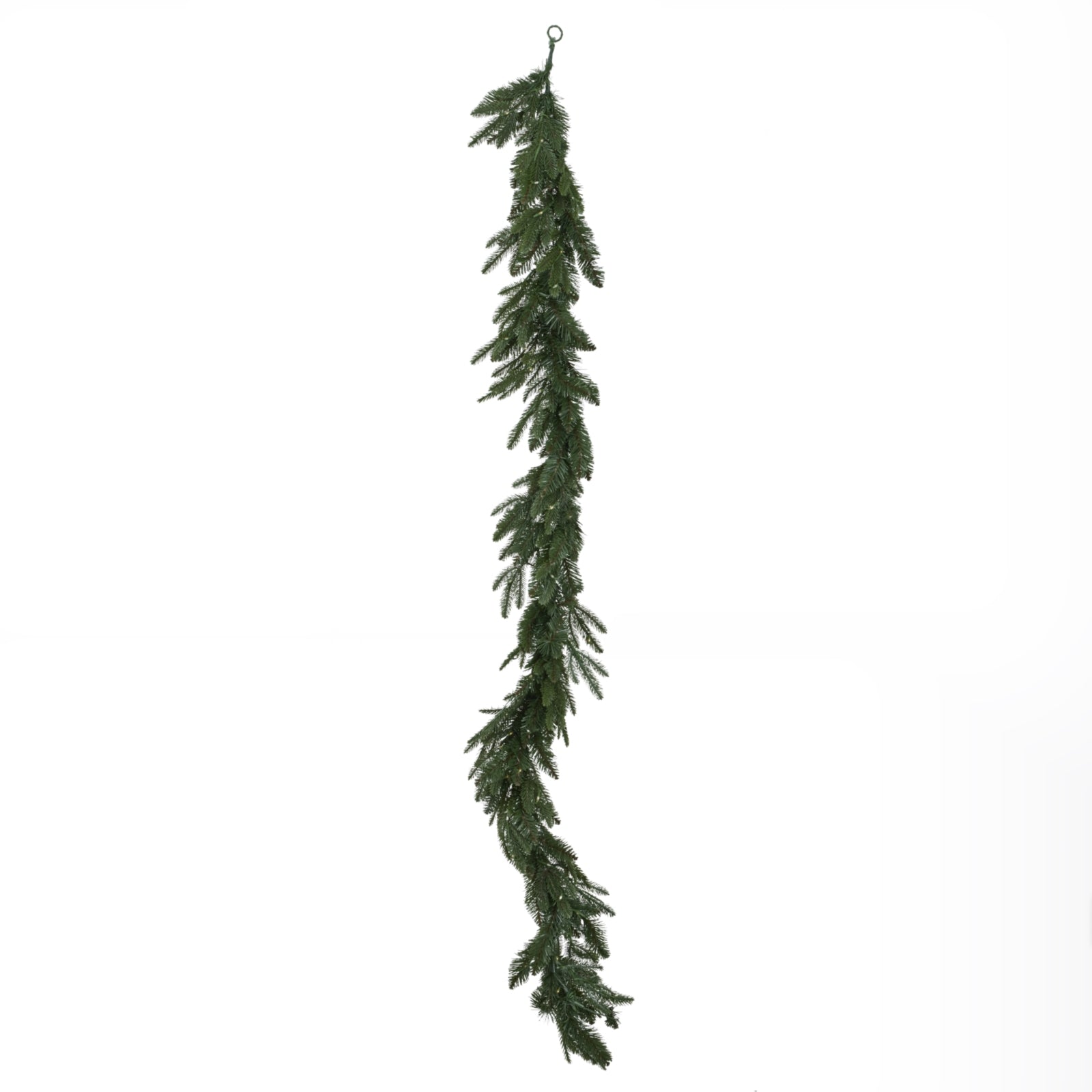 Green Pre-Lit Woodland 200 Led Fir Christmas Garland_814