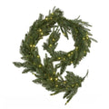 Green Pre-Lit Woodland 200 Led Fir Christmas Garland_812