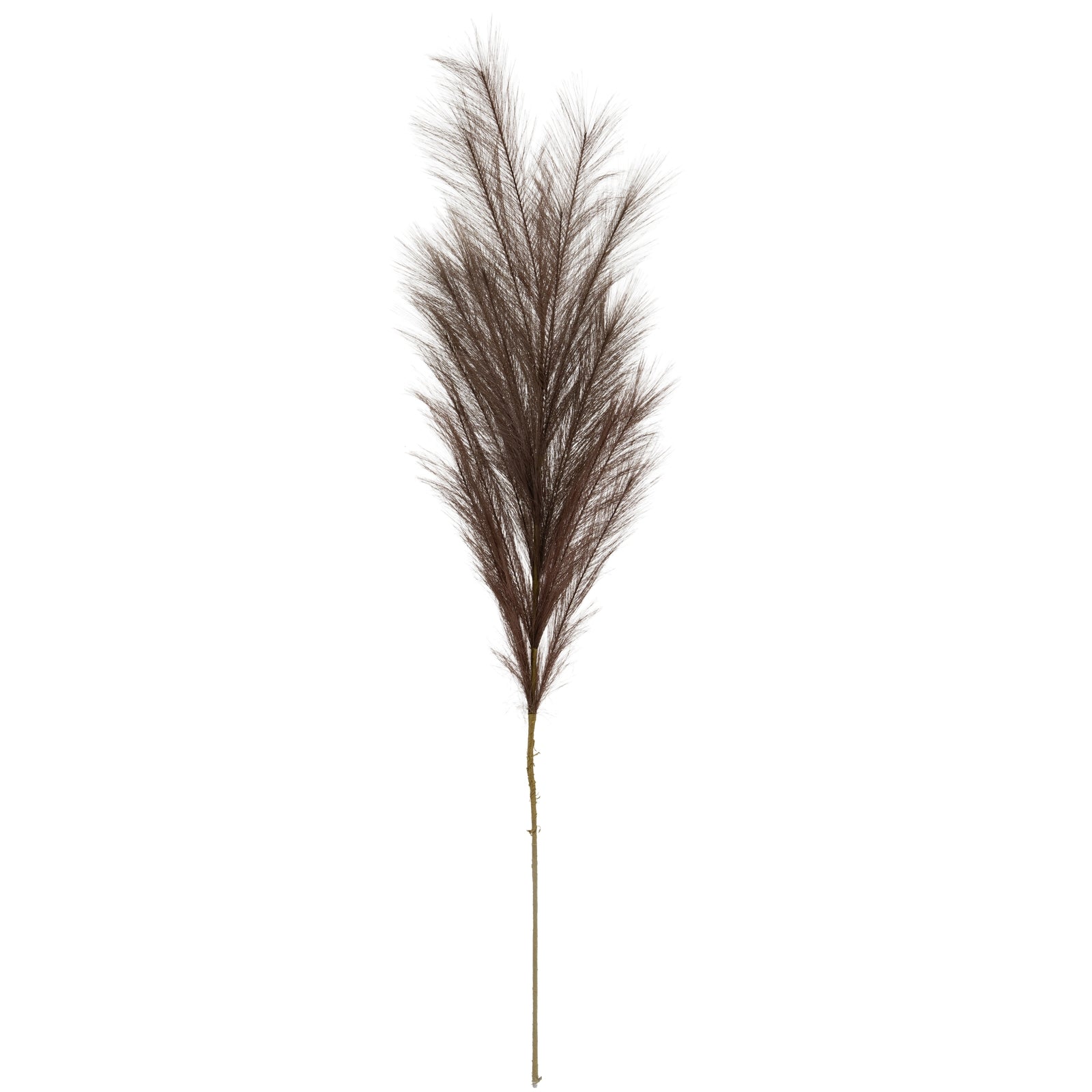 Grey Large Faux Pampas Grass Stem_4992