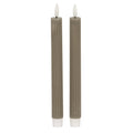 Luxe Collection Natural Glow Ribbed Taper Candles_2348