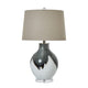 Grey Shadows Table Lamp With Linen Shade [cid:23733]