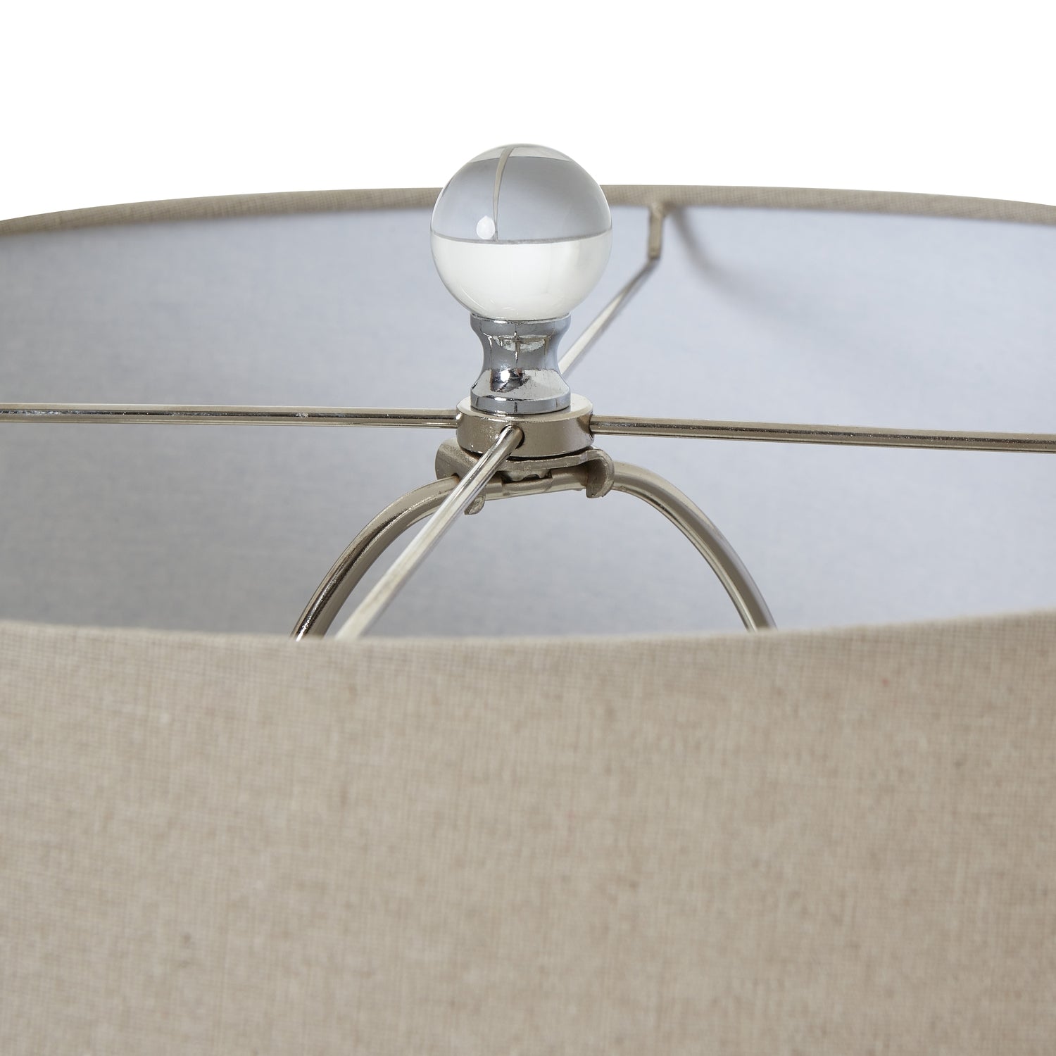 Grey Shadows Table Lamp With Linen Shade [cid:23733-a]