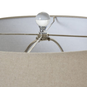 Grey Shadows Table Lamp With Linen Shade [cid:23733-a]