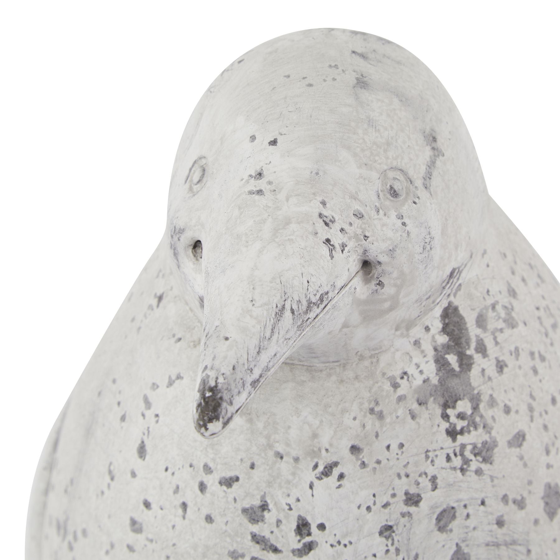Grey Stone Effect Penguin Statue_2533