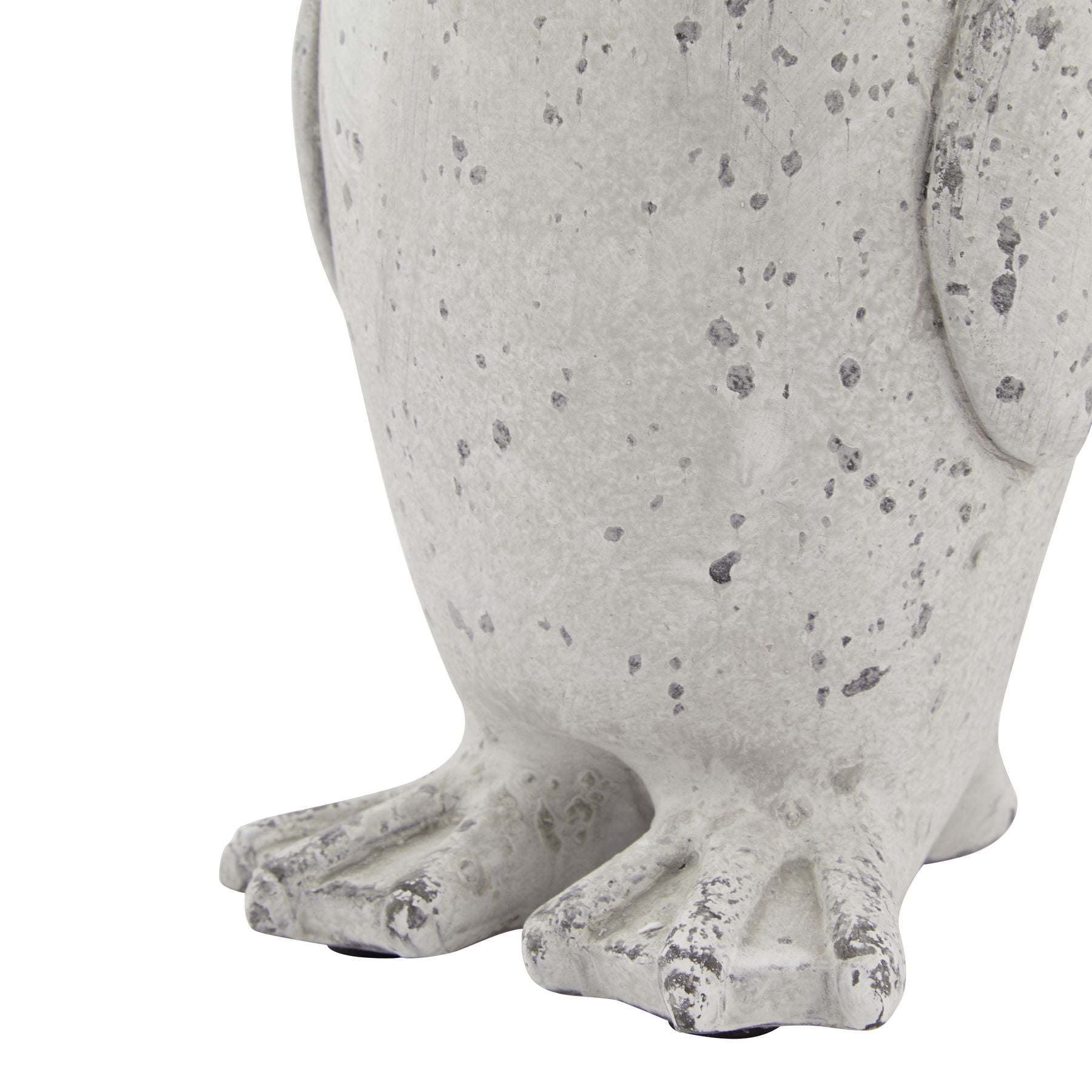Grey Stone Effect Penguin Statue_3197