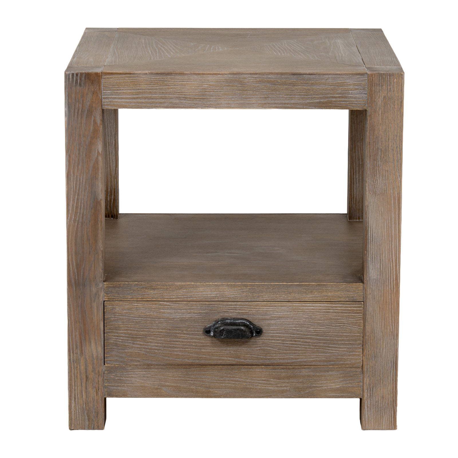 Haldon Collection 1 Drawer Side Table With Shelf [cid:24674-c]