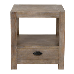 Haldon Collection 1 Drawer Side Table With Shelf [cid:24674-c]