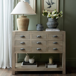 Haldon Collection 9 Drawer Chest With Shelf [cid:24670]