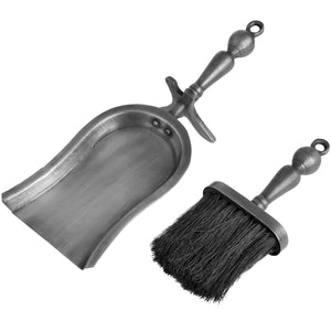 Hearth Tidy Set in Antique Pewter Effect Finish_4327