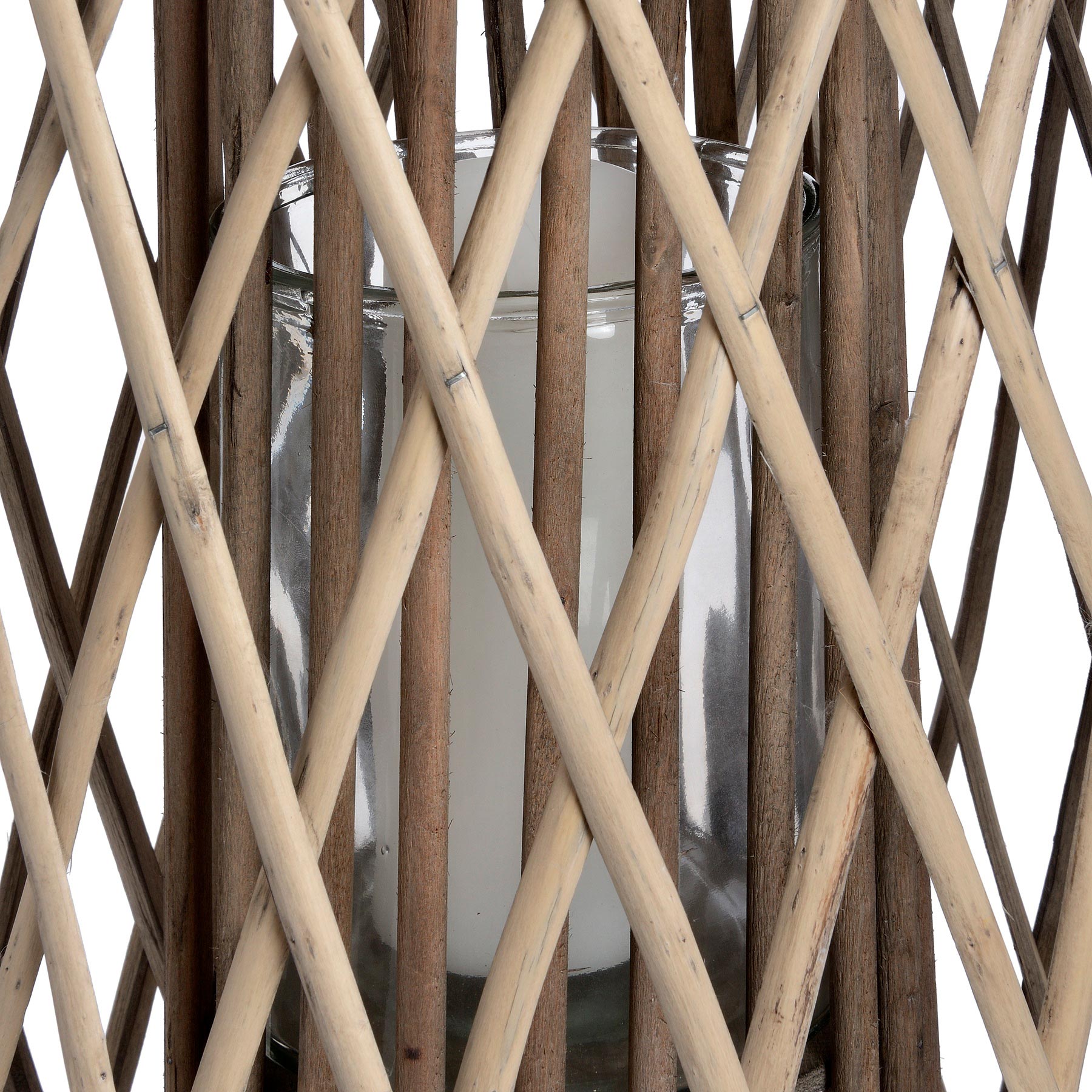 Huge Standing Wicker Lantern_1802