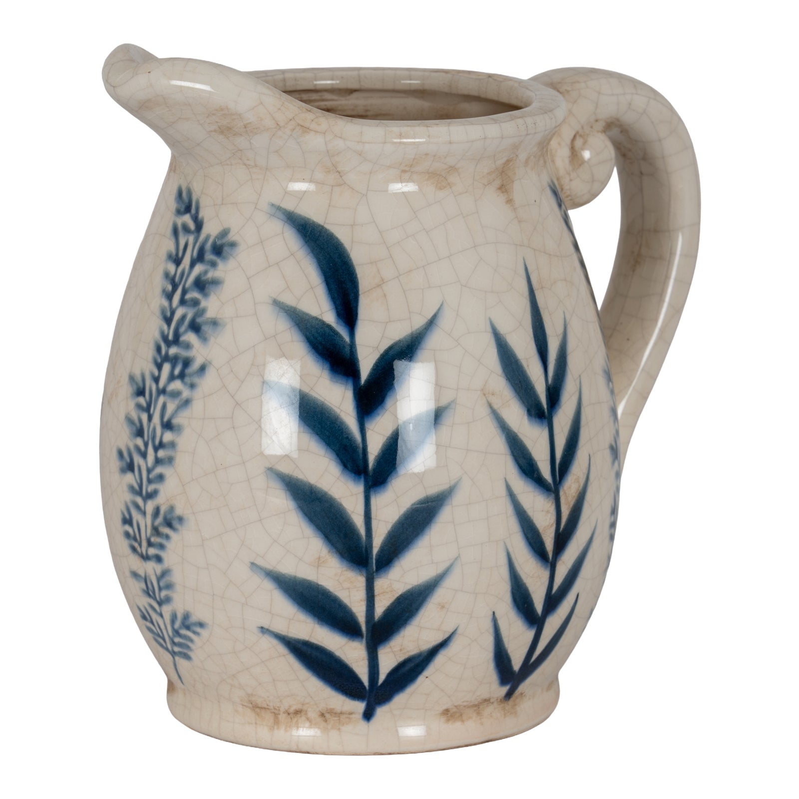 Small Blue Flora Olpe Jug Vase [cid:24718]