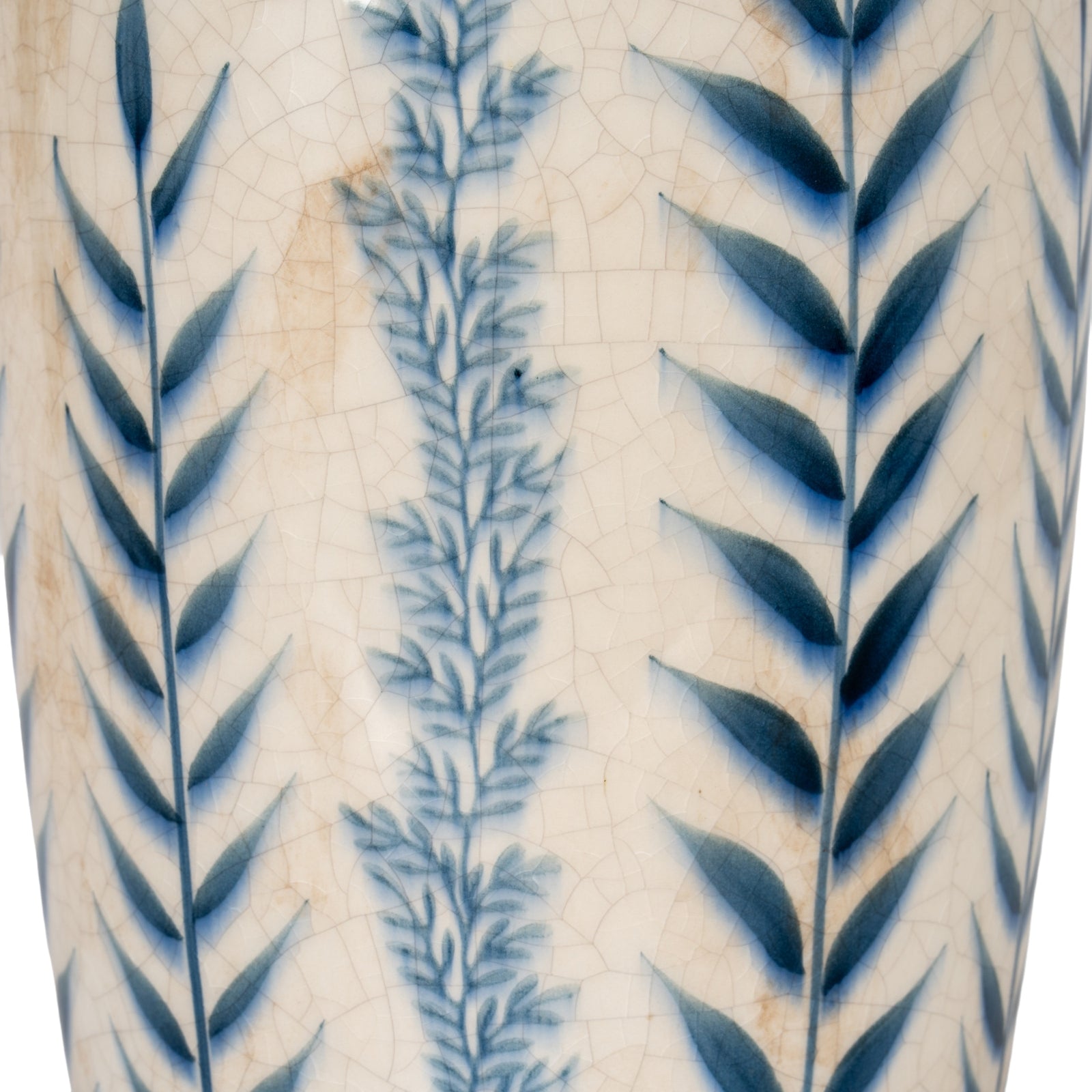 Large Blue Flora Tall Olpe Vase [cid:24715-b]