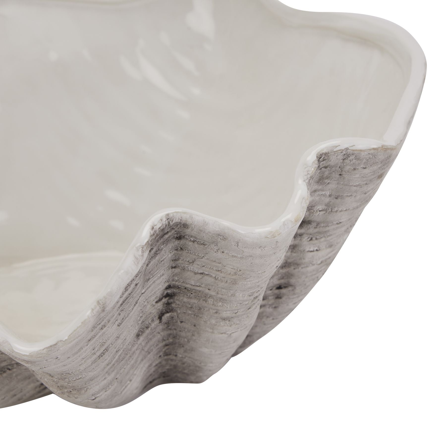 Large Ceramic Adele Shell Bowl_1853