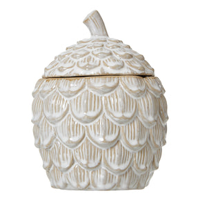 Ceramic Pine Cone Trinket Dish With Lid_1857