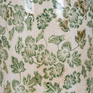 Large Green Clover Tall Olpe Vase [cid:24734-b]