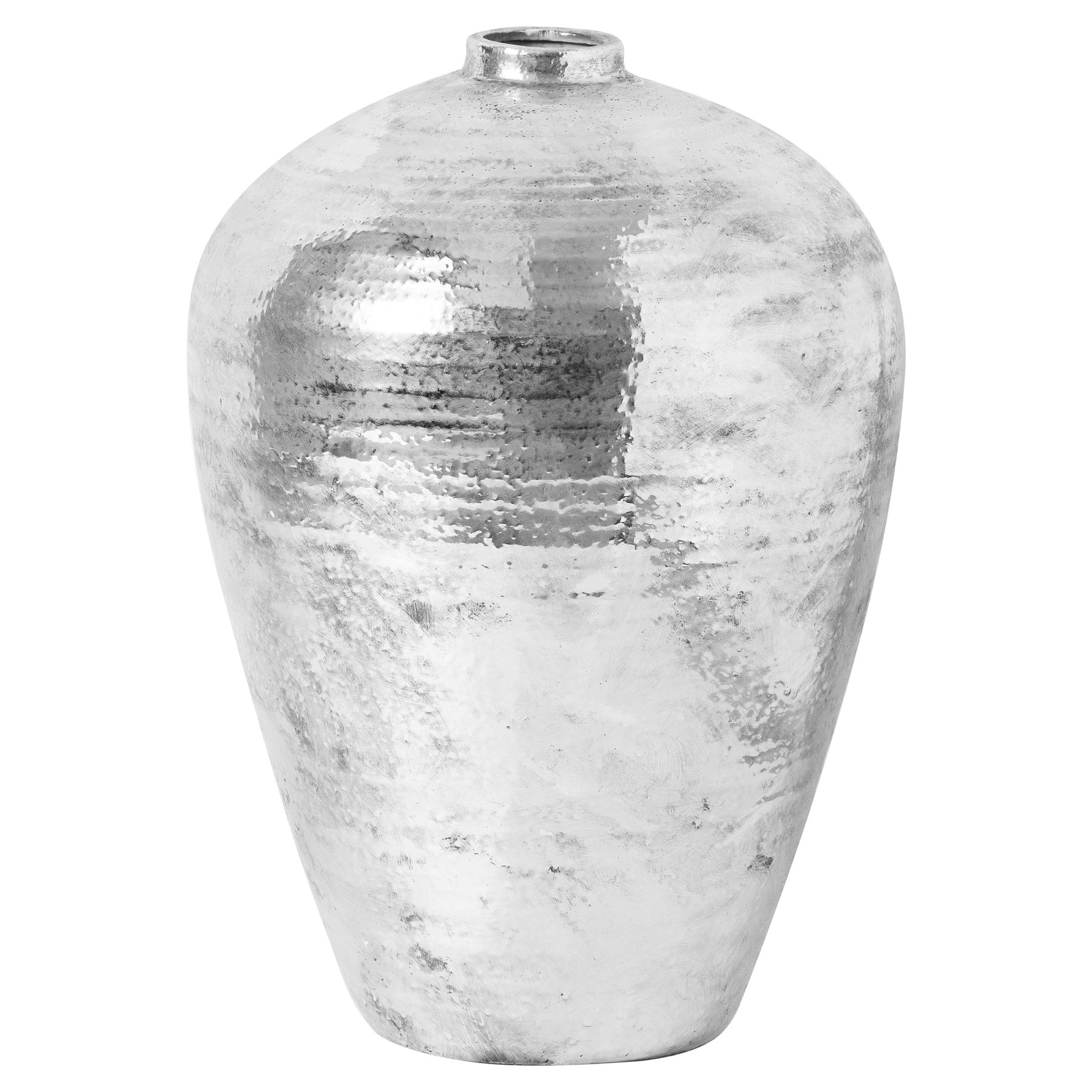 Large Hammered Silver Astral Vase_1886