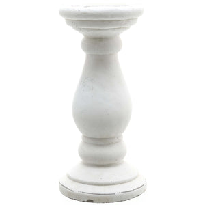 Matt White Ceramic Candle Holder_1903