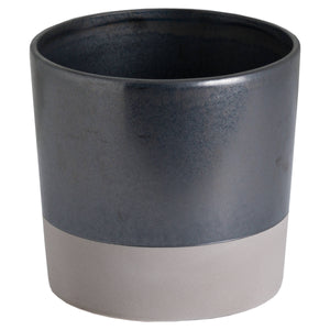 Metallic Grey Ceramic Planter_1907