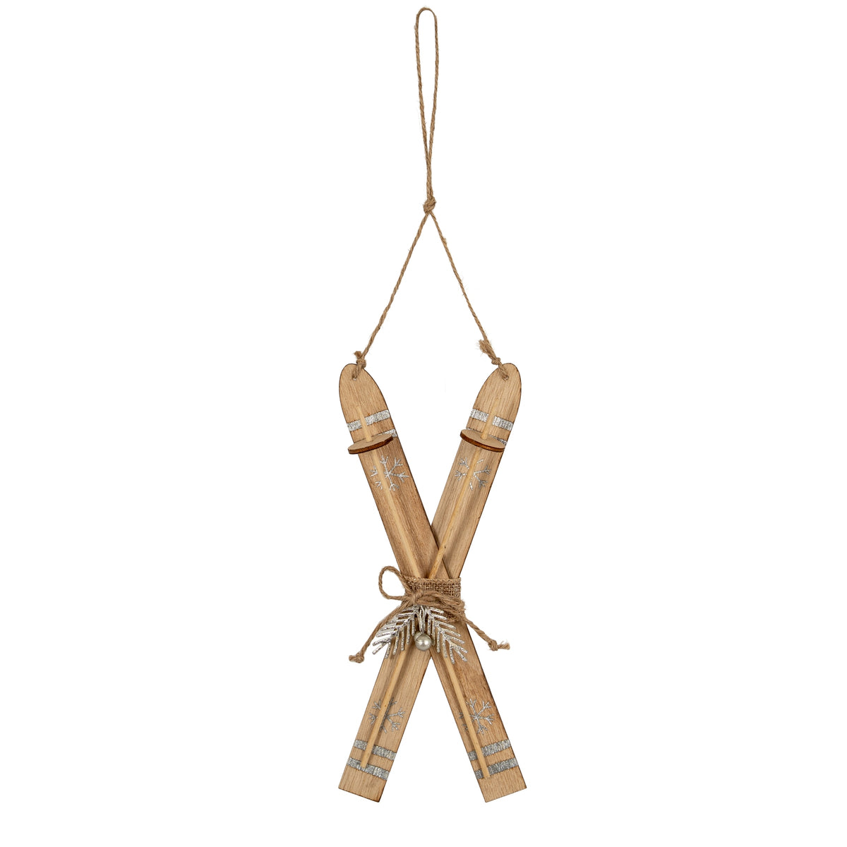 Natural Rustic Crossed Skis_1916