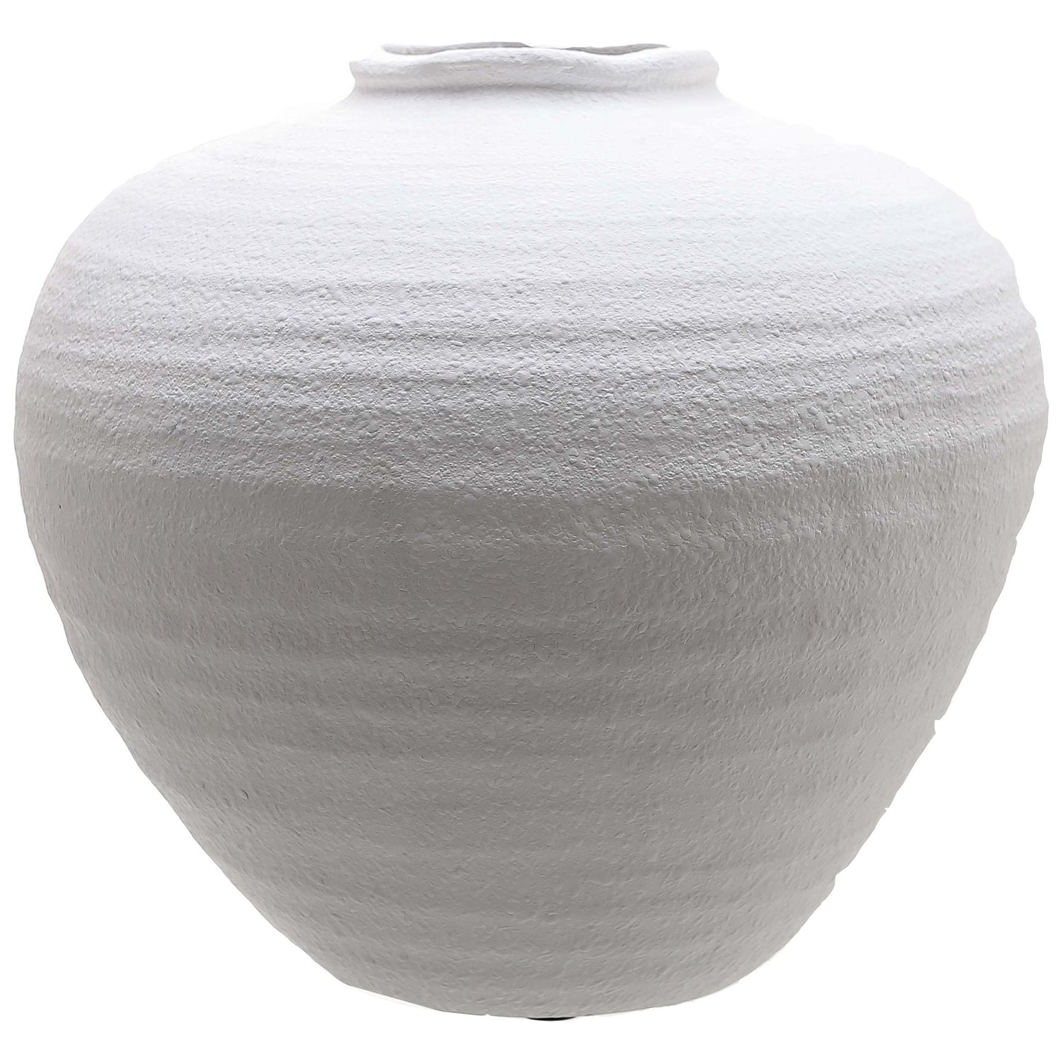 Regola Matt White Ceramic Vase_2804