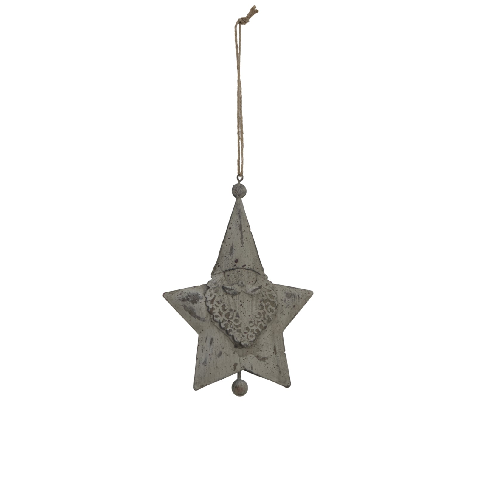 Rustic Hanging Santa Star_1953