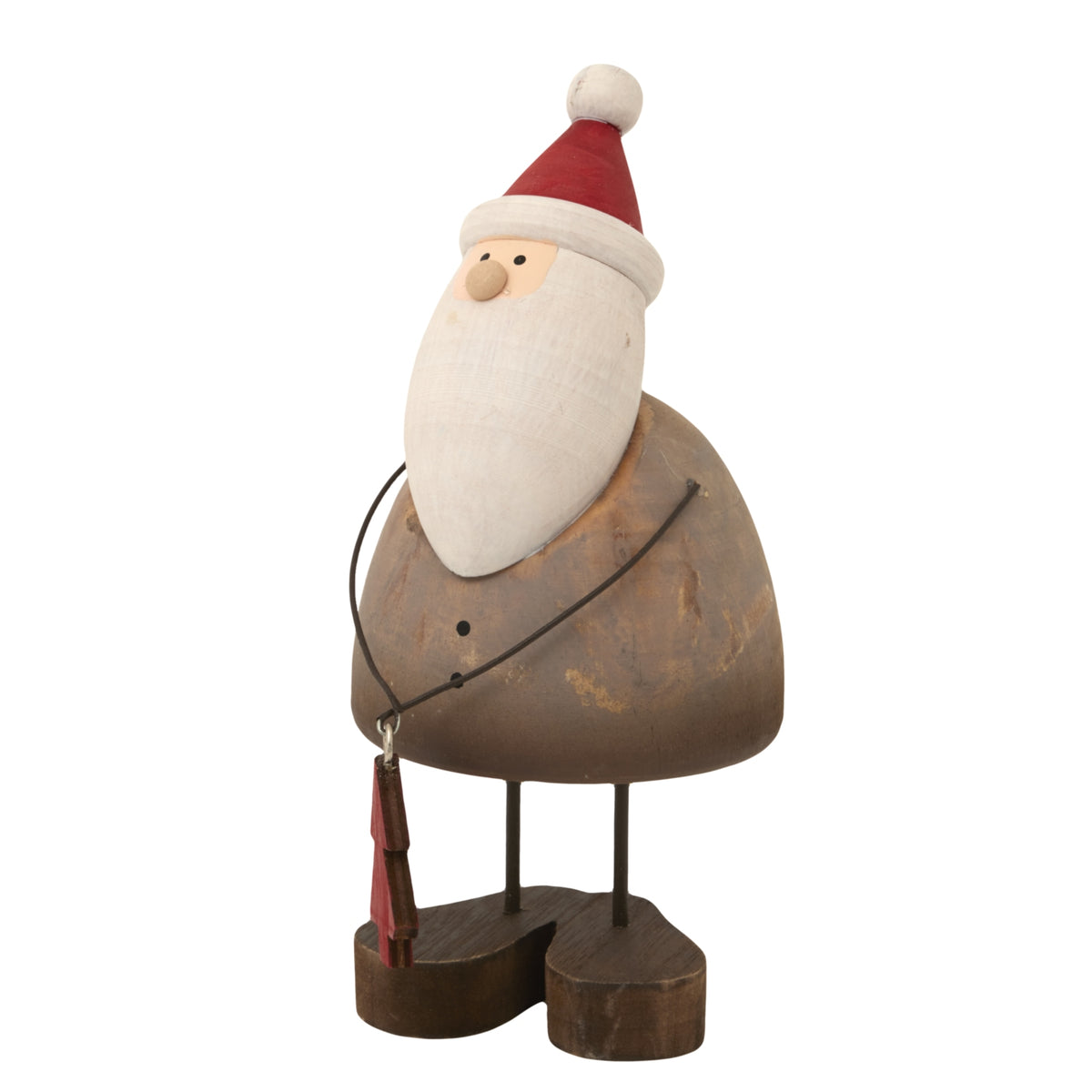 Rustic Santa With Tree Decoration_1990