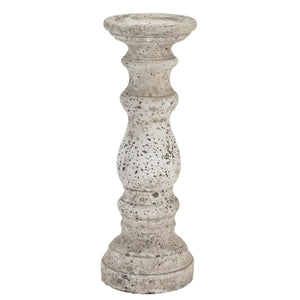 Stone Ceramic Column Candle Holder_2024
