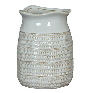 Tava Wide Hewn Vase_3387