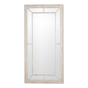 Washed Wood Framed Window Mirror_4156
