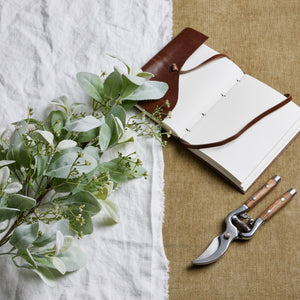Large Winter Sprig With Lambs Ear And Wax Flower_5176