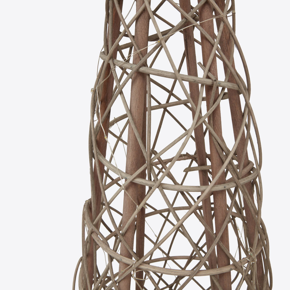 LED Wicker Christmas Tree With Star_3206