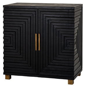 Lennox Black 2 Door Side Cupboard [cid:24564-a]