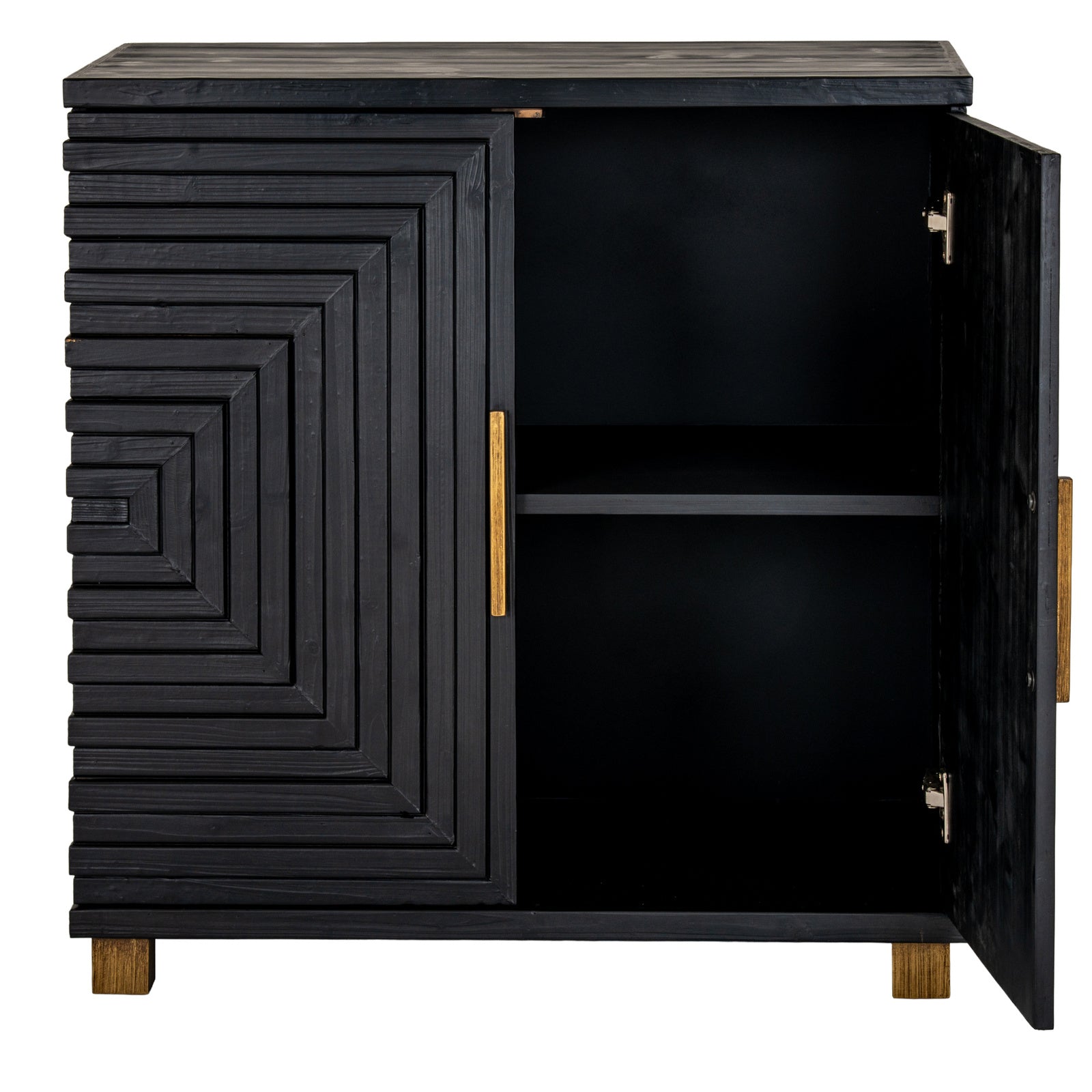 Lennox Black 2 Door Side Cupboard [cid:24564-d]
