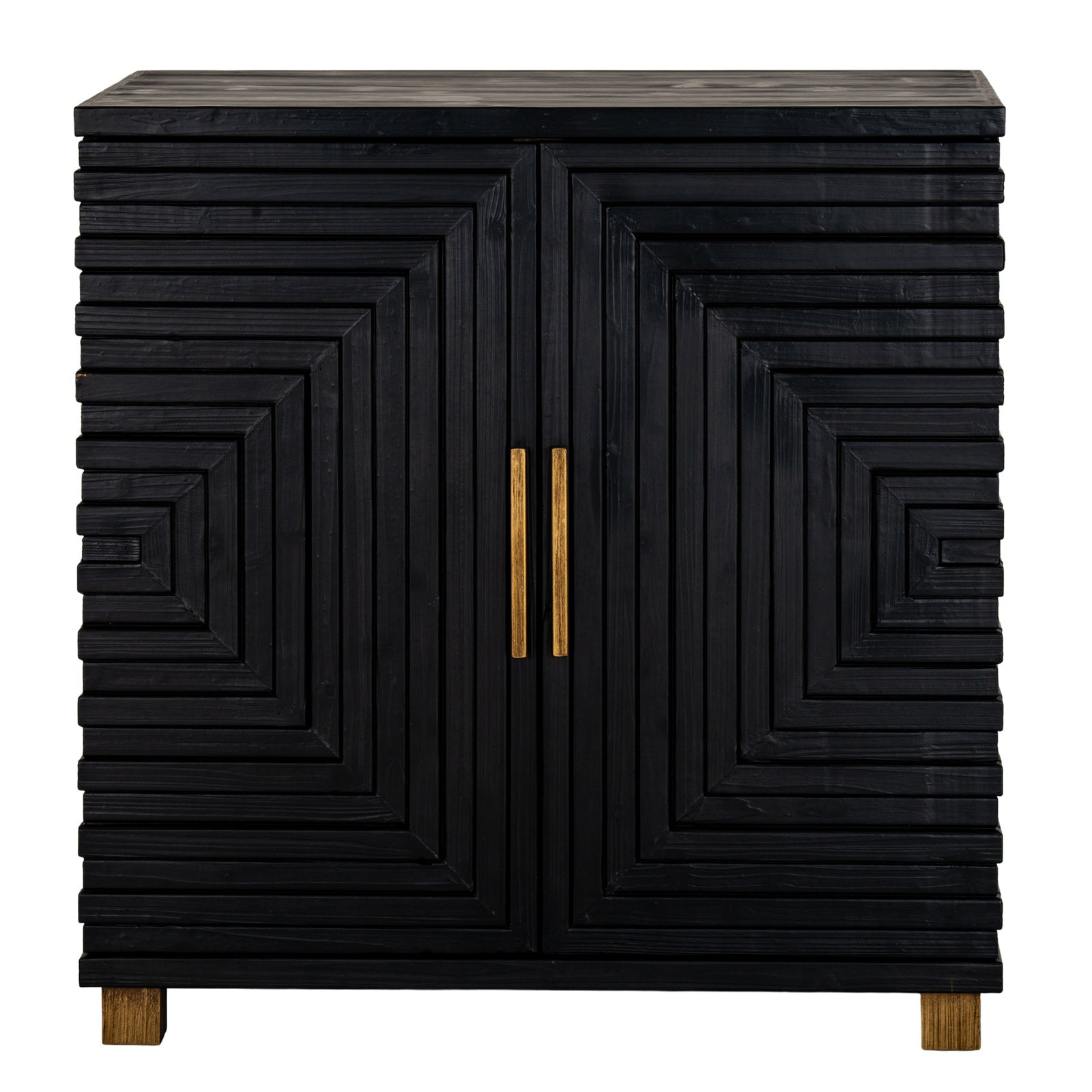 Lennox Black 2 Door Side Cupboard [cid:24564-b]