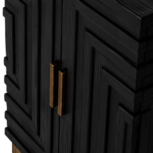 Lennox Black 2 Door Small Sideboard [cid:24562-d]