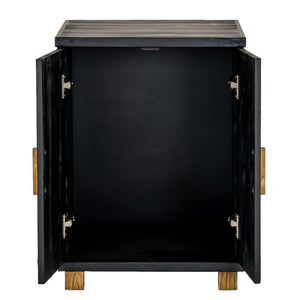 Lennox Black 2 Door Small Sideboard [cid:24562-b]